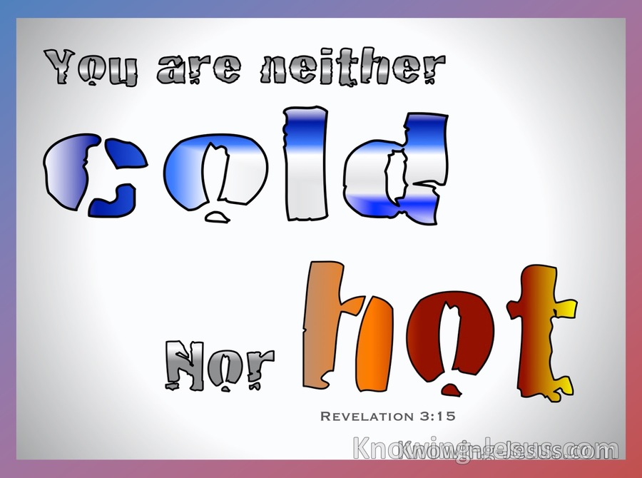 Revelation 3:15 You Are Neither Cold Nor Hot (gray)